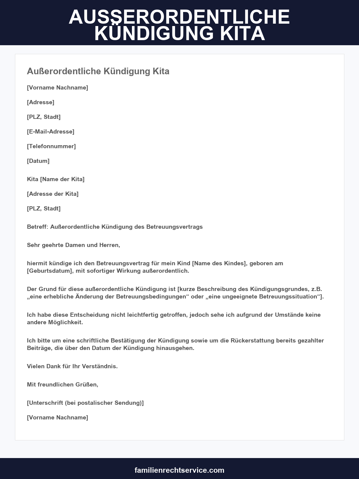 Auszugsbestätigung Vermieter Vorlage